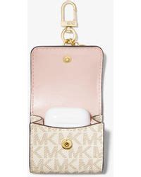 michael kors pink airpod case|Michael Kors clip case.